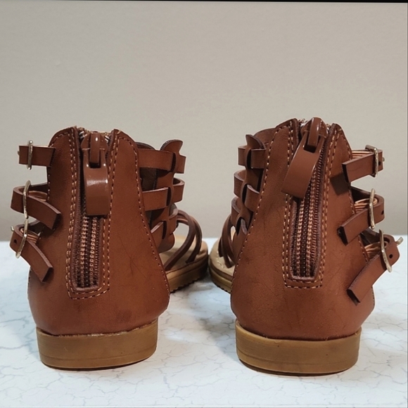 🔥FINAL💲⬇️Link Toddler Girl Gladiator Sandals, Size 10 ~ NWOT - Picture 7 of 9